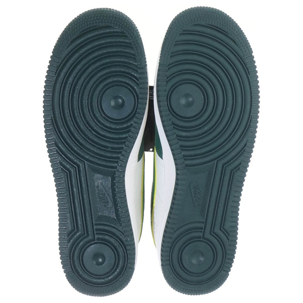 NIKE(ナイキ) AIR FORCE 1 07 LV8 FD0341-133 エアフォース1 ローカットスニーカー US10.5/28.5cm ホワイト/グリーン
