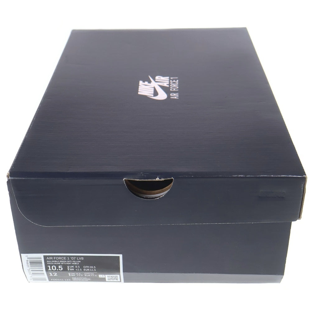 NIKE(ナイキ) AIR FORCE 1 07 LV8 FD0341-133 エアフォース1 ローカットスニーカー US10.5/28.5cm ホワイト/グリーン