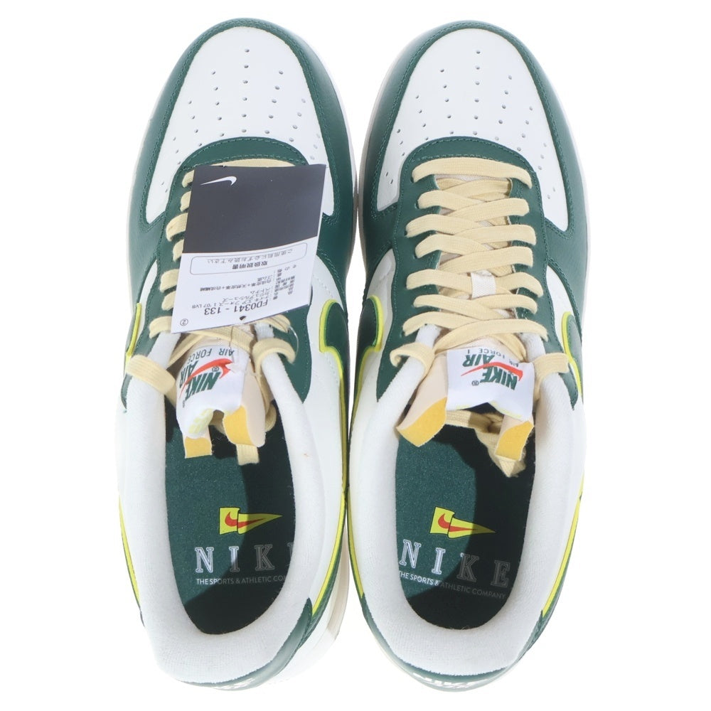 NIKE(ナイキ) AIR FORCE 1 07 LV8 FD0341-133 エアフォース1 ローカットスニーカー US11/29.0cm ホワイト/グリーン