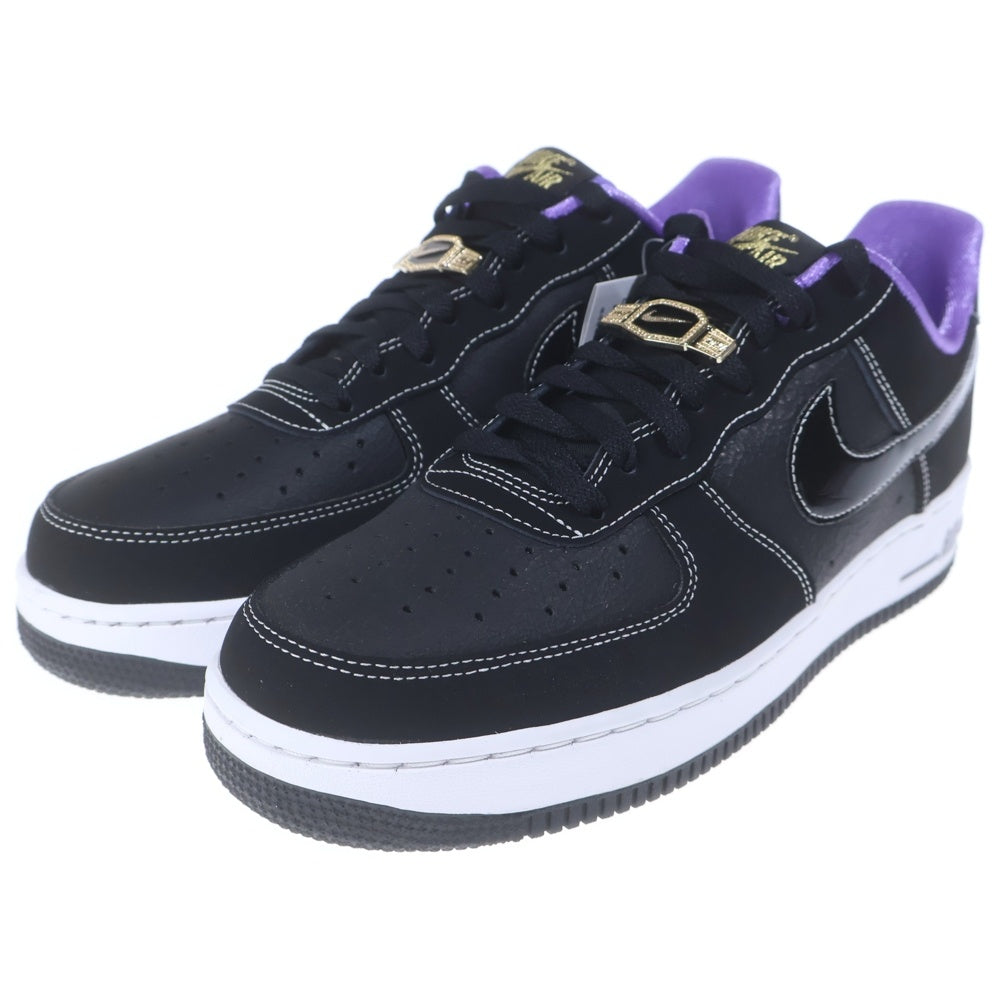 NIKE(ナイキ) AIR FORCE 1 07 LV8 EMB DR9866-001 エアフォース 1 ローカットスニーカー US10.5/28.5cm ブラック
