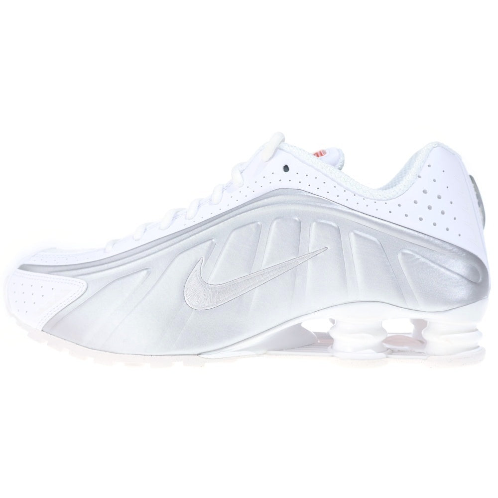 NIKE(ナイキ) SHOX R4 Metallic Silver HQ1988-101 ショックス メタリックシルバー ローカットスニーカー ホワイト US9.5/27.5cmcm