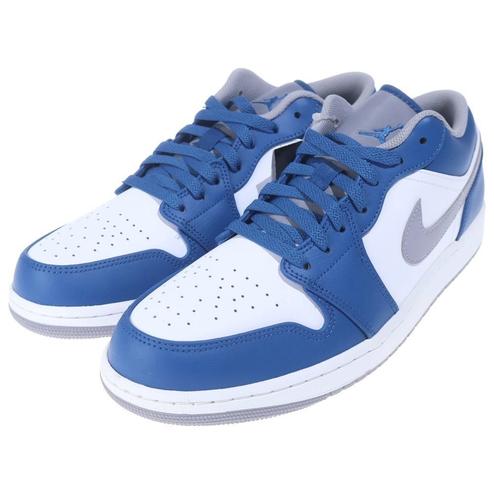 NIKE(ナイキ) AIR JORDAN 1 LOW True Blue 553558-412 エア ジョーダン 1 ローカットスニーカー ブルー US12/30.0cm