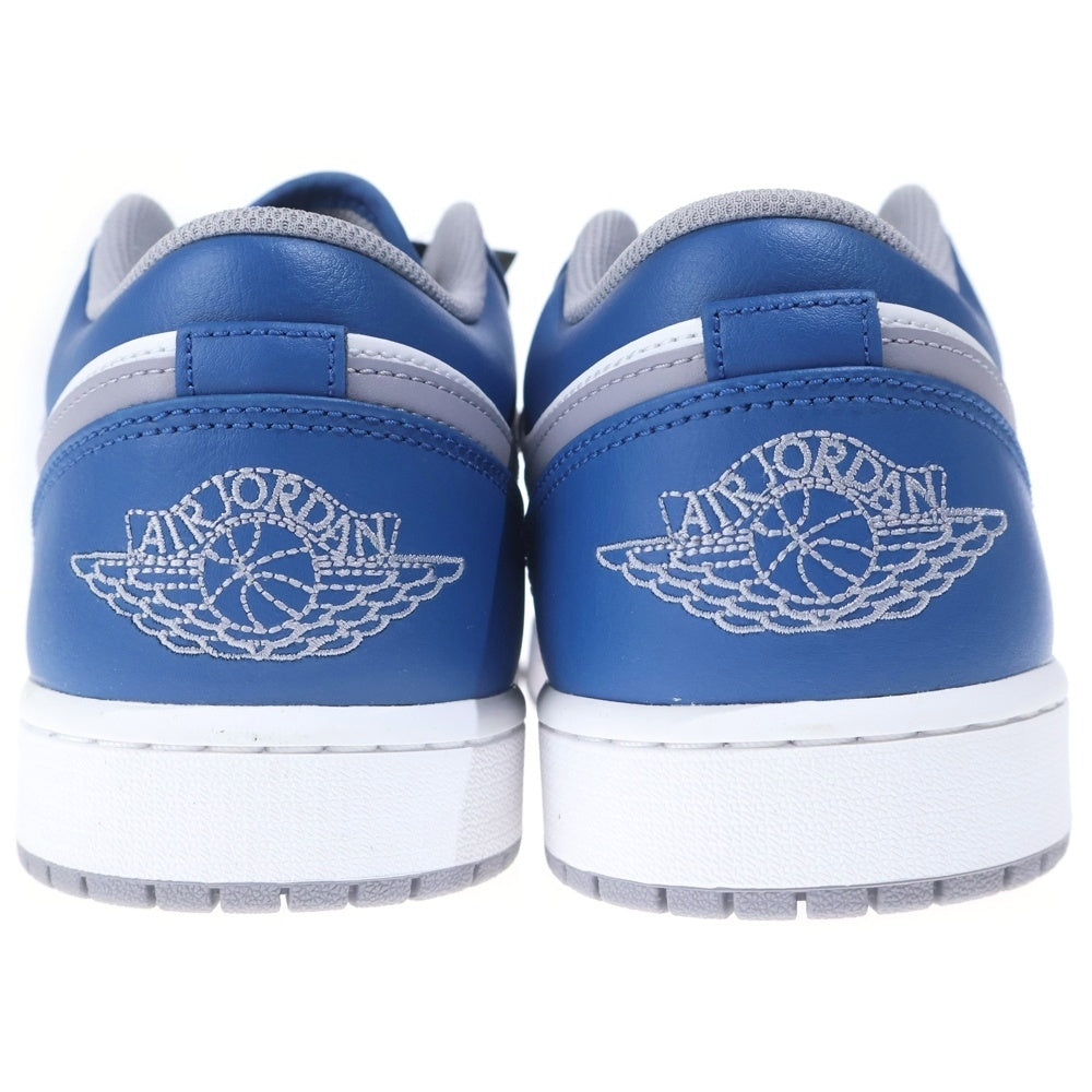 NIKE(ナイキ) AIR JORDAN 1 LOW True Blue 553558-412 エア ジョーダン 1 ローカットスニーカー ブルー US12/30.0cm