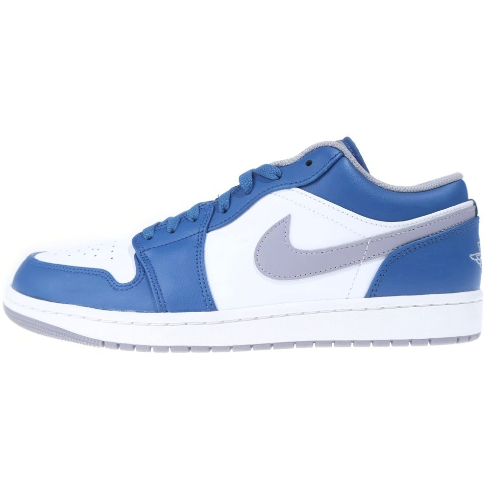 NIKE(ナイキ) AIR JORDAN 1 LOW True Blue 553558-412 エア ジョーダン 1 ローカットスニーカー ブルー US11.5/29.5cm