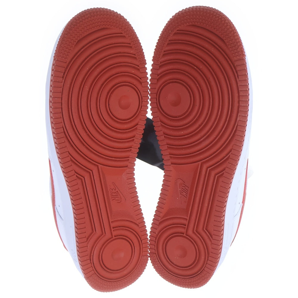 NIKE(ナイキ) AIR FORCE 1 '07 FJ4146-106 エアフォース1 ローカットスニーカー ホワイト/レッド US8.5/26.5cm
