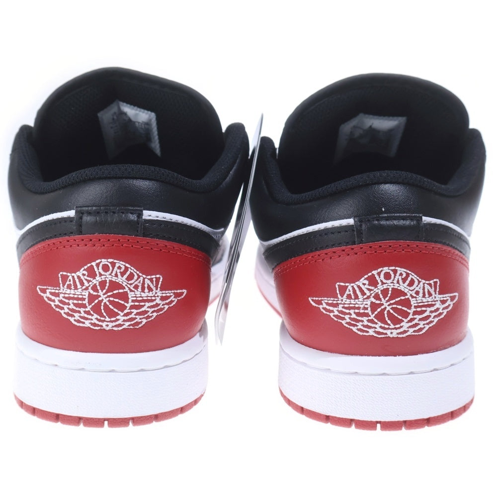 NIKE(ナイキ) AIR JORDAN 1 LOW 553558-161 エアジョーダン1 ローカットスニーカー US8.5/26.5cm ホワイト/ブラック/レッド