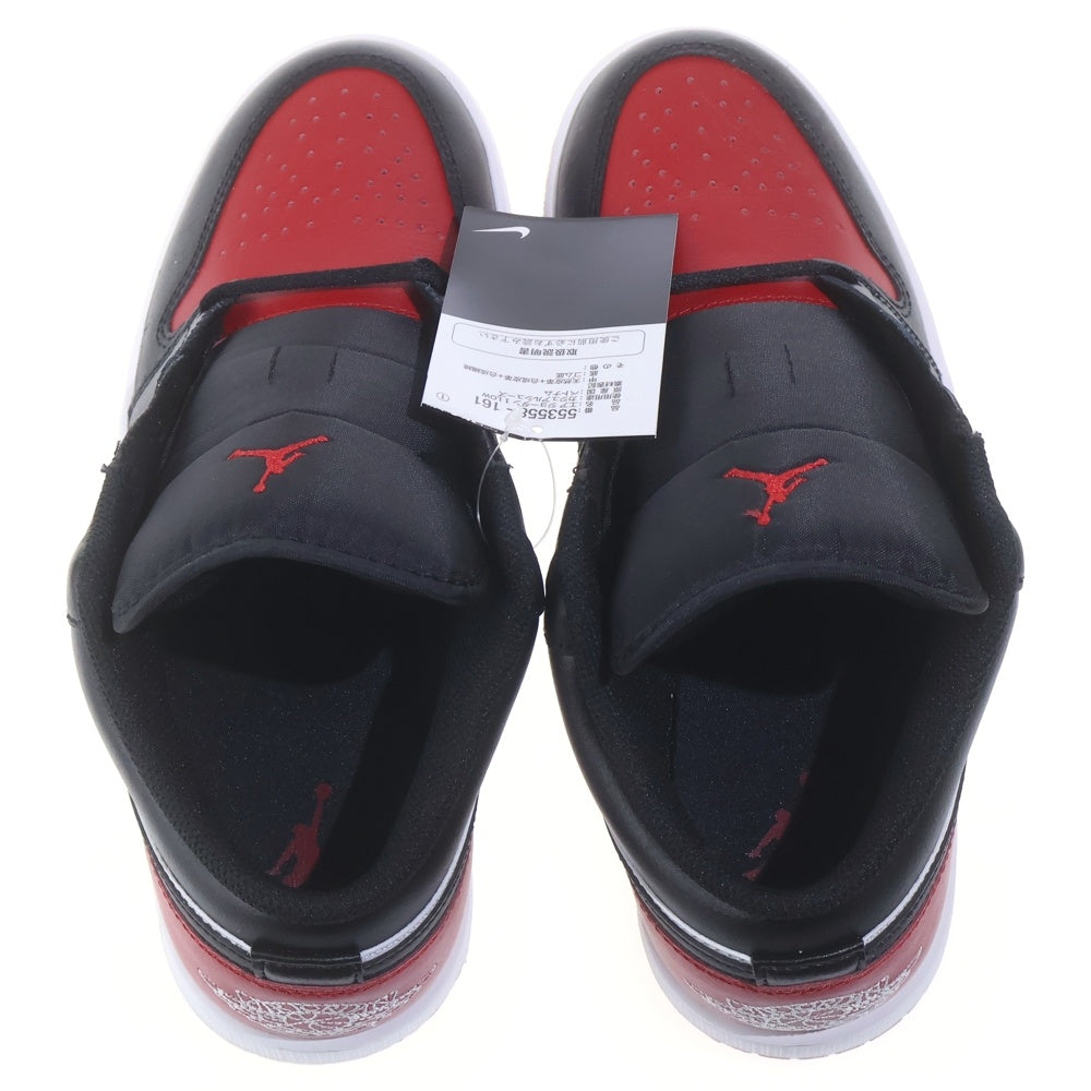 NIKE(ナイキ) AIR JORDAN 1 LOW 553558-161 エアジョーダン1 ローカットスニーカー US8.5/26.5cm ホワイト/ブラック/レッド