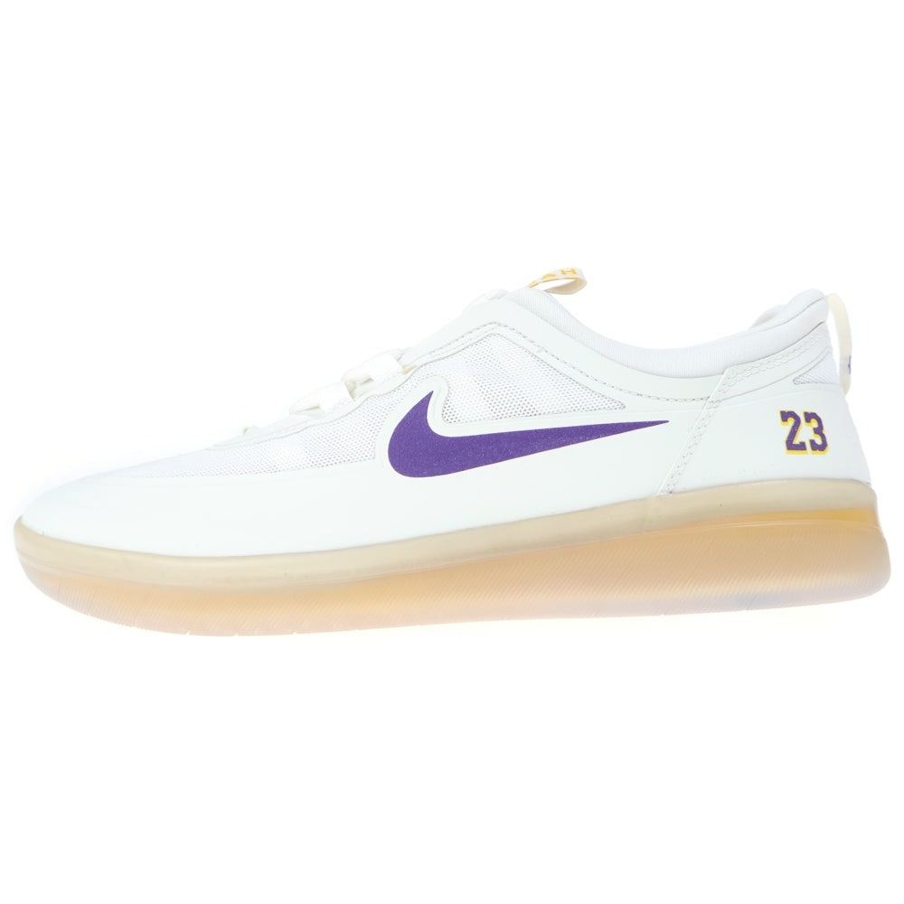 NIKE SB(ナイキエスビー) ×NBA NYJAH FREE 2 LAKERS DA3439-100 ナイジャ フリー 2 レイカーズ ローカットスニーカー US11/29.0cm ホワイト