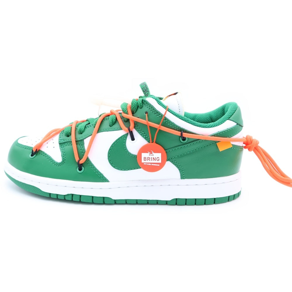 NIKE(ナイキ) ×OFF-WHITE DUNK LOW CT0856-100 オフホワイト ダンク ローカットスニーカー ホワイト/グリーン US9/27cm
