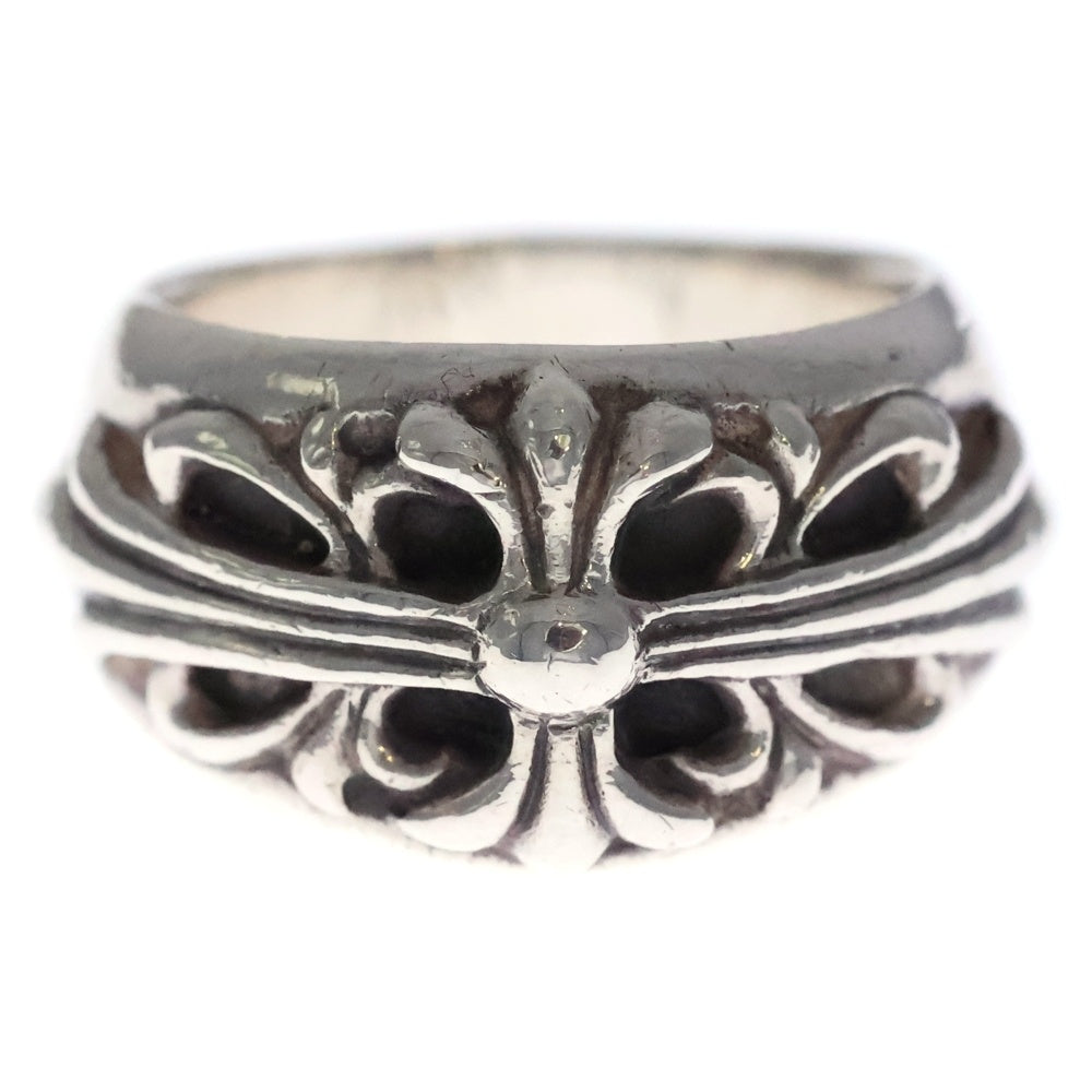 CHROME HEARTS(クロムハーツ) FLRL CRS フローラルクロス リング シルバー BCA346
