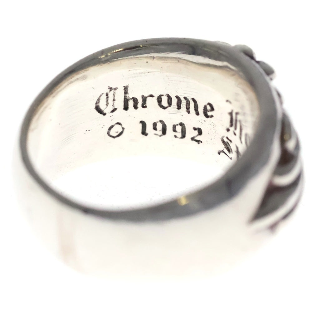 CHROME HEARTS(クロムハーツ) FLRL CRS フローラルクロス リング シルバー BCA346