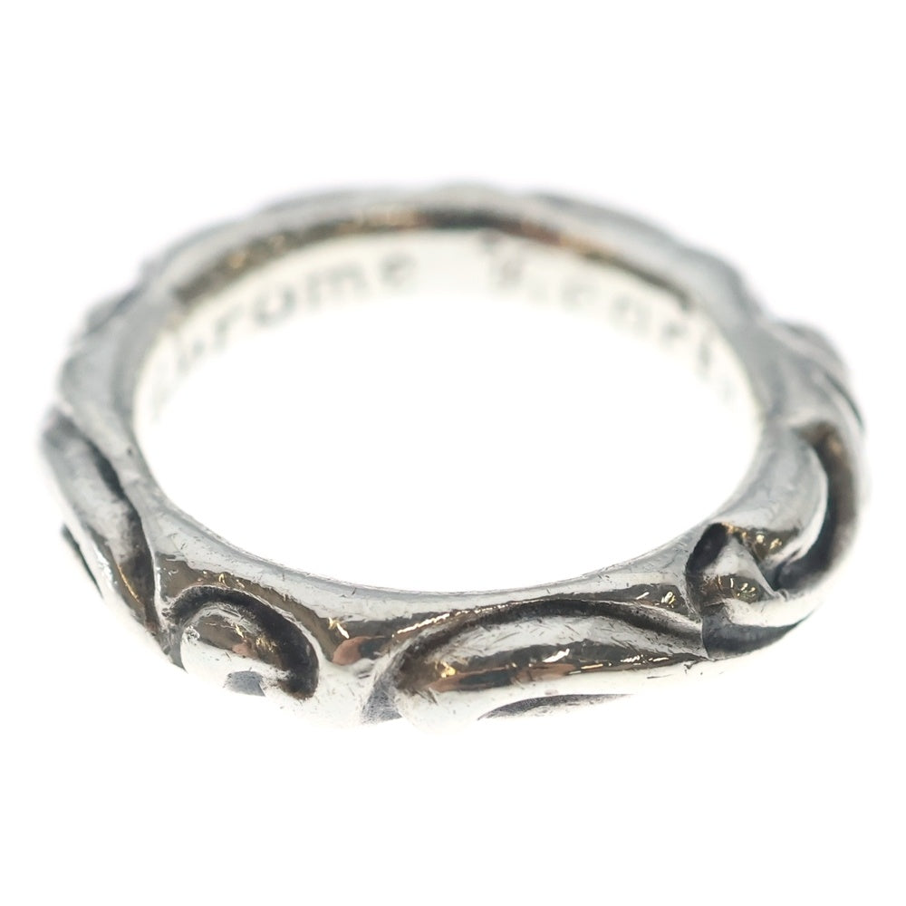 CHROME HEARTS(クロムハーツ) SCRL BAND スクロールバンド リング シルバー BCA351