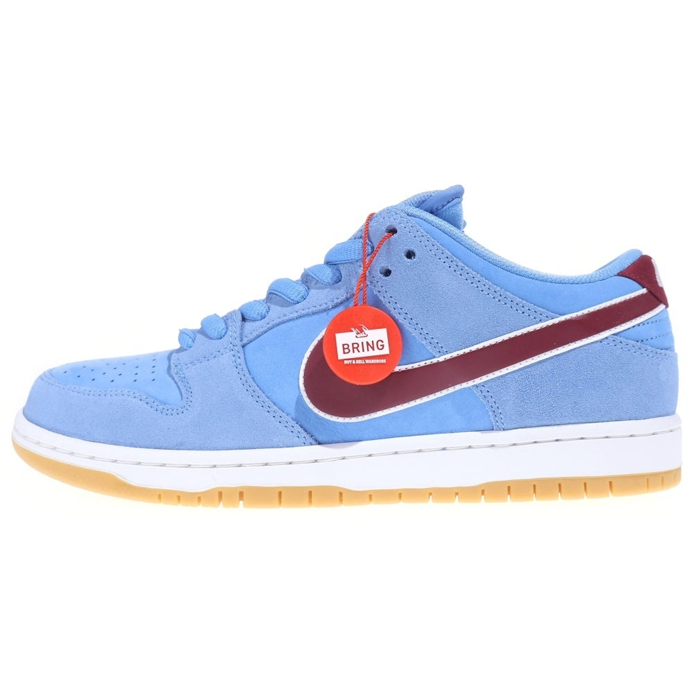 NIKE SB(ナイキエスビー) DUNK LOW PRO PHILADELPHIA PHILLIES DQ4040-400 ダンクロー プロ フィラデルフィア フィリーズ ローカットスニーカー US9.5/27.5cm ブルー