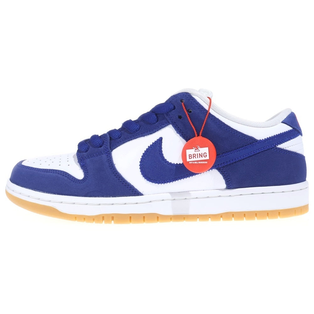 NIKE SB(ナイキエスビー) DUNK LOW PRO PRM LOS ANGELES DODGERS DO9395-400 ダンク プロ ロサンゼルスドジャーズ ローカットスニーカー US9.5/27.5cm ホワイト/ブルー