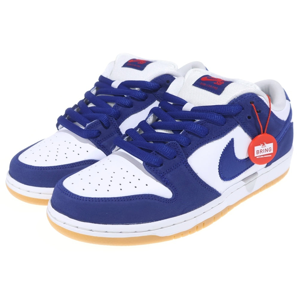 NIKE SB(ナイキエスビー) DUNK LOW PRO PRM LOS ANGELES DODGERS DO9395-400 ダンク プロ ロサンゼルスドジャーズ ローカットスニーカー US9.5/27.5cm ホワイト/ブルー