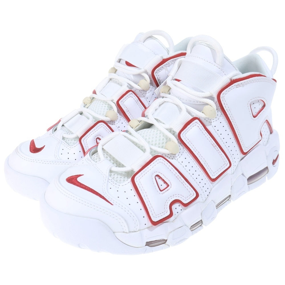 NIKE(ナイキ) 【2021年製】AIR MORE UPTEMPO 96 921948-102 エアモアアップテンポ ハイカットスニーカー US8/26.0cm ホワイト/レッド