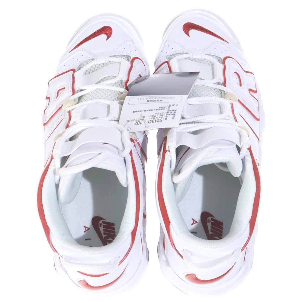 NIKE(ナイキ) 【2021年製】AIR MORE UPTEMPO 96 921948-102 エアモアアップテンポ ハイカットスニーカー US8/26.0cm ホワイト/レッド