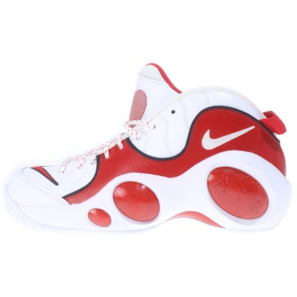 NIKE(ナイキ) AIR ZOOM FLIGHT 95 TRUE RED DX1165-100 エアズームフライト95 トゥルーレッド ハイカットスニーカー US9.5/27.5cm ホワイト/レッド