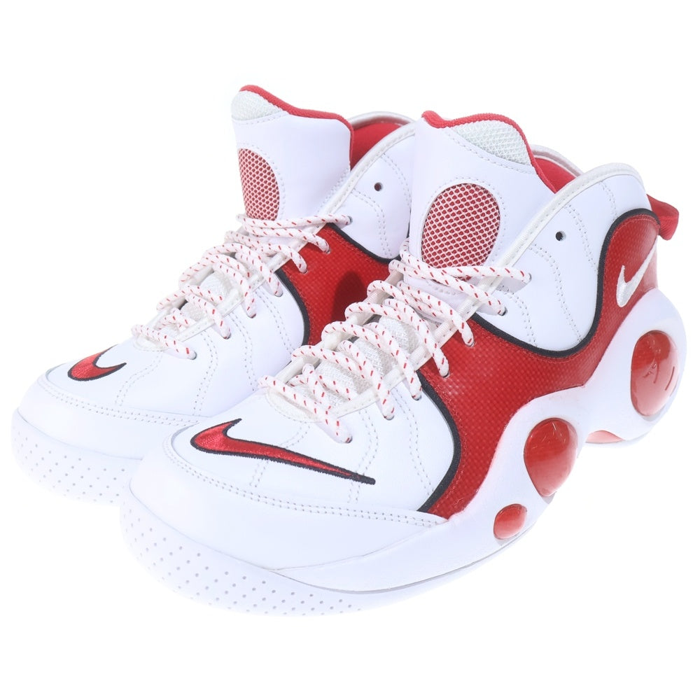 NIKE(ナイキ) AIR ZOOM FLIGHT 95 TRUE RED DX1165-100 エアズームフライト95 トゥルーレッド ハイカットスニーカー US9.5/27.5cm ホワイト/レッド