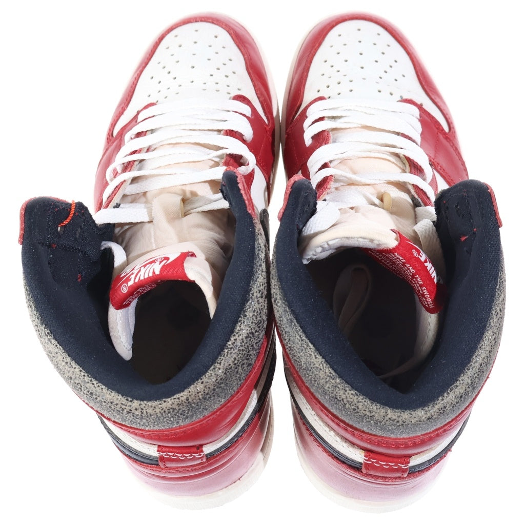 NIKE(ナイキ) AIR JORDAN 1 HIGH OG CHICAGO LOST & FOUND DZ5485-612 エアジョーダン1 シカゴ ロスト&ファウンド ハイカットスニーカー US9.5/27.5cm ホワイト/レッド