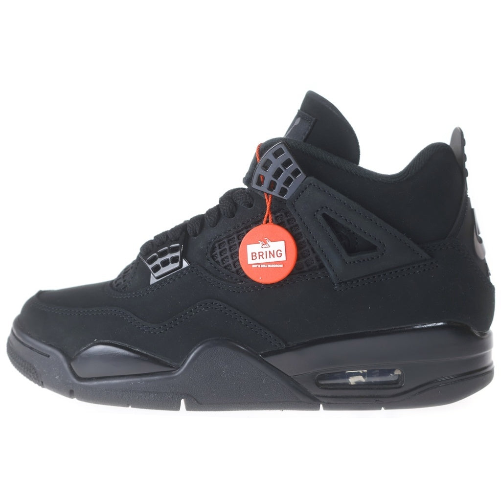 NIKE(ナイキ) AIR JORDAN 4 BLACK CAT FV5029‐010 エアジョーダン4 ブラックキャット ハイカットスニーカー US7.5/25.5cm ブラック