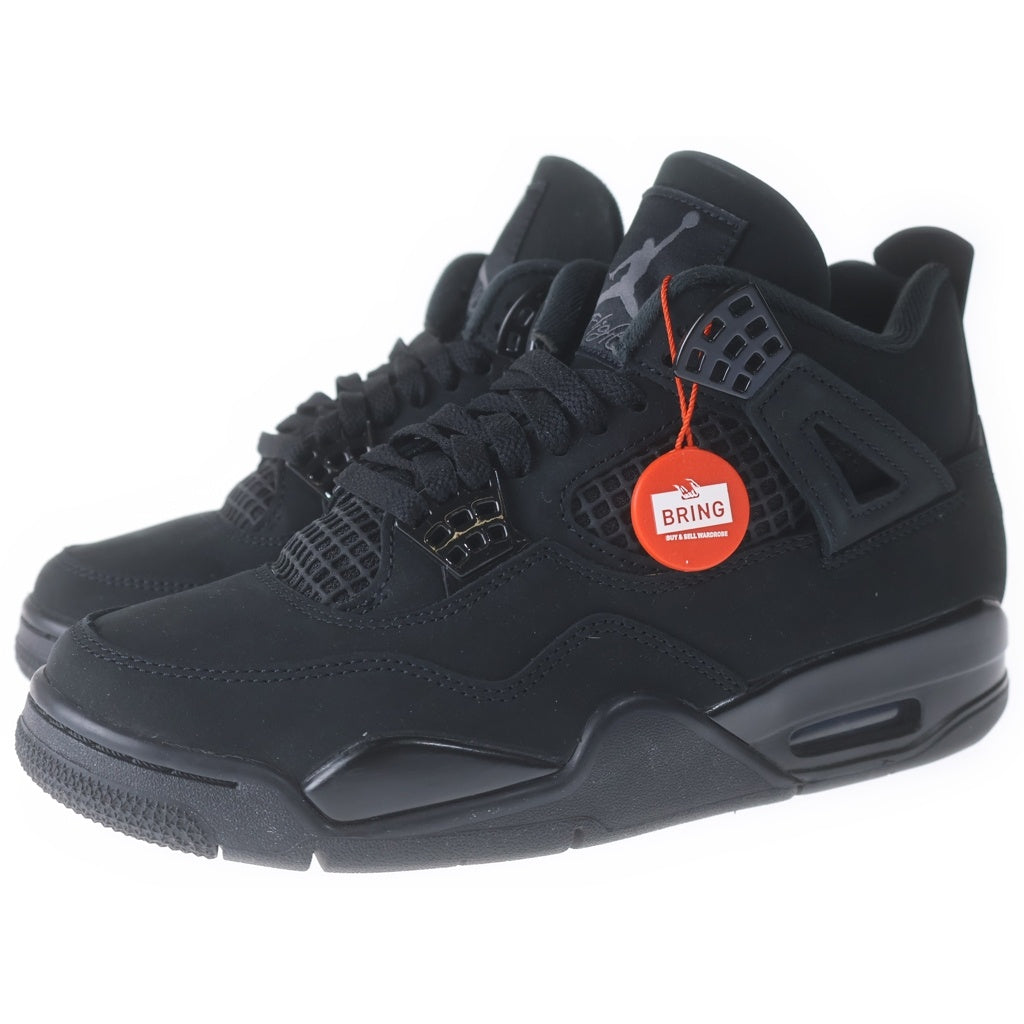 NIKE(ナイキ) AIR JORDAN 4 BLACK CAT FV5029‐010 エアジョーダン4 ブラックキャット ハイカットスニーカー US7.5/25.5cm ブラック