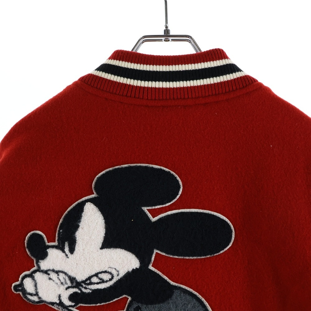 SUPREME(シュプリーム) 25AW x Number (N)ine x Mickey Mouse Varsity Jacket ナンバーナイン x ミッキーマウス バーシティジャケット レッド