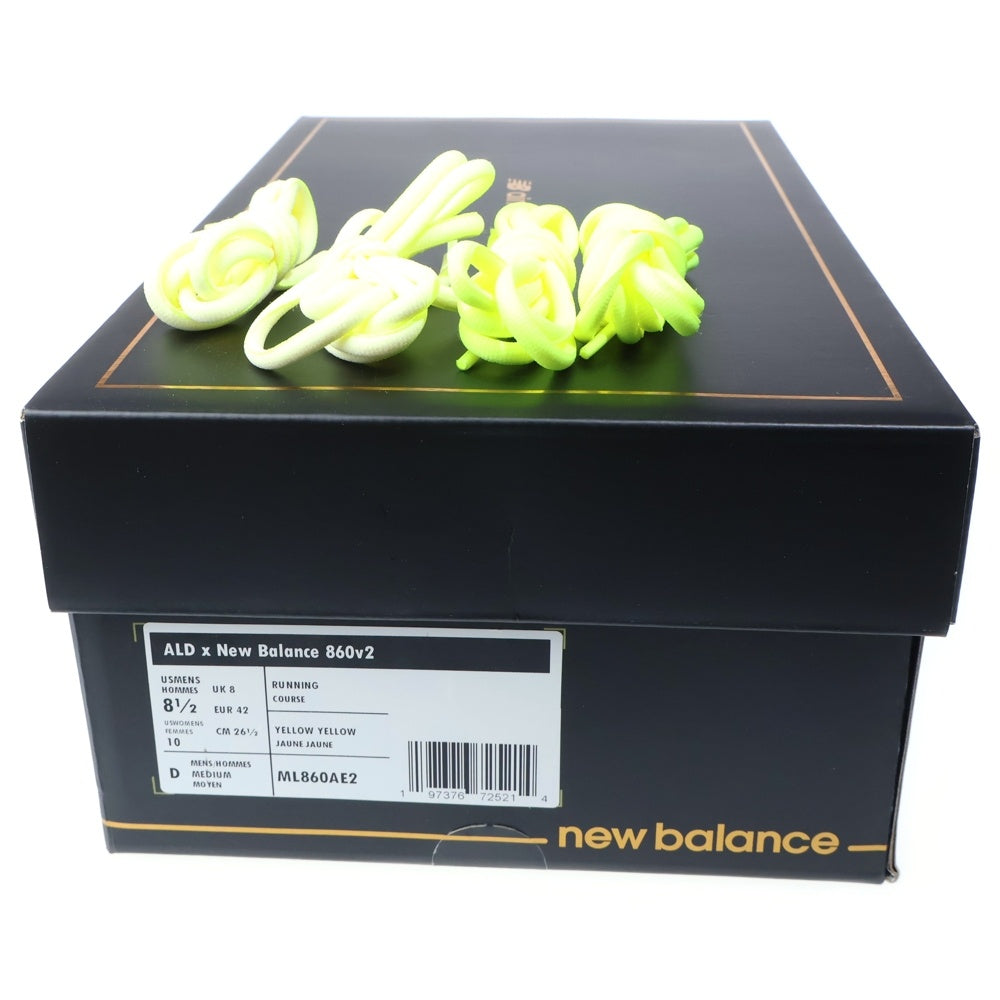 New Balance(ニューバランス) ×Aime Leon Dore 860V2 ML860AE2 エメレオンドレ ローカットスニーカー イエロー US8.5/26.5cm