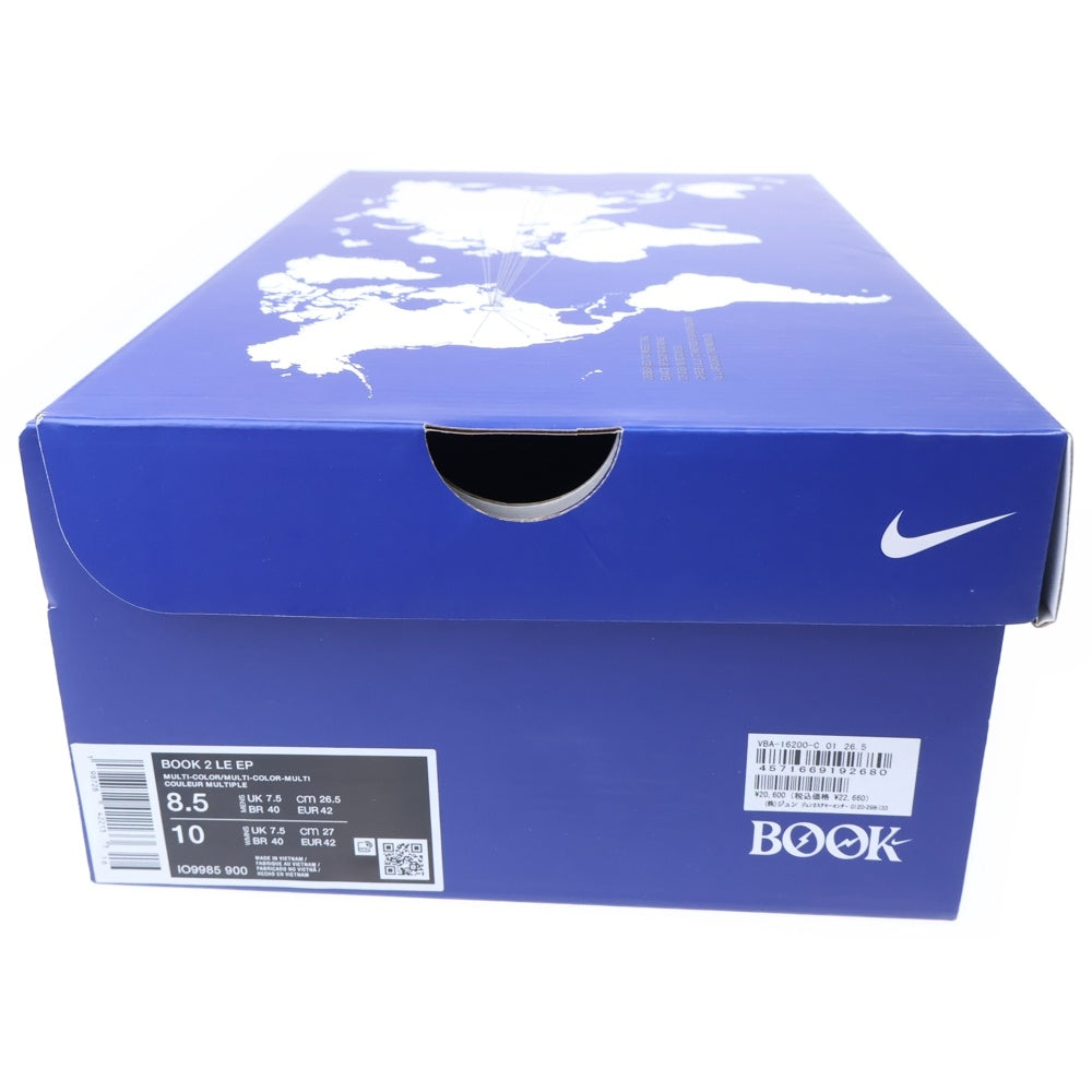 NIKE(ナイキ) ×FRAGMENT DESIGN BOOK2 ×フラグメントデザイン ローカットスニーカー ブラック US8.5/26.5cm