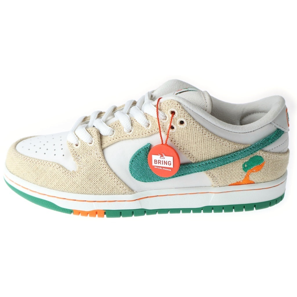 NIKE SB(ナイキエスビー) ×Jarritos DUNK LOW PHANTOM AND MALACHITE FD0860-001 ハリトス ダンク ローカットスニーカー US9/27.0cm ベージュ/グリーン