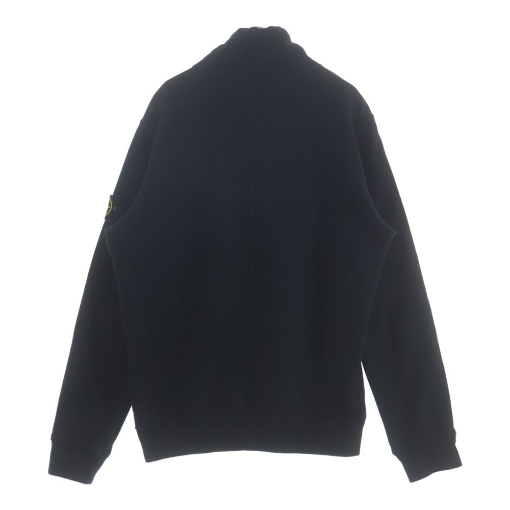 STONE ISLAND(ストーンアイランド) MULTI POCKET MOCK NECK SWEAT 751560519 マルチポケット モックネックスウェットトレーナー ブラック