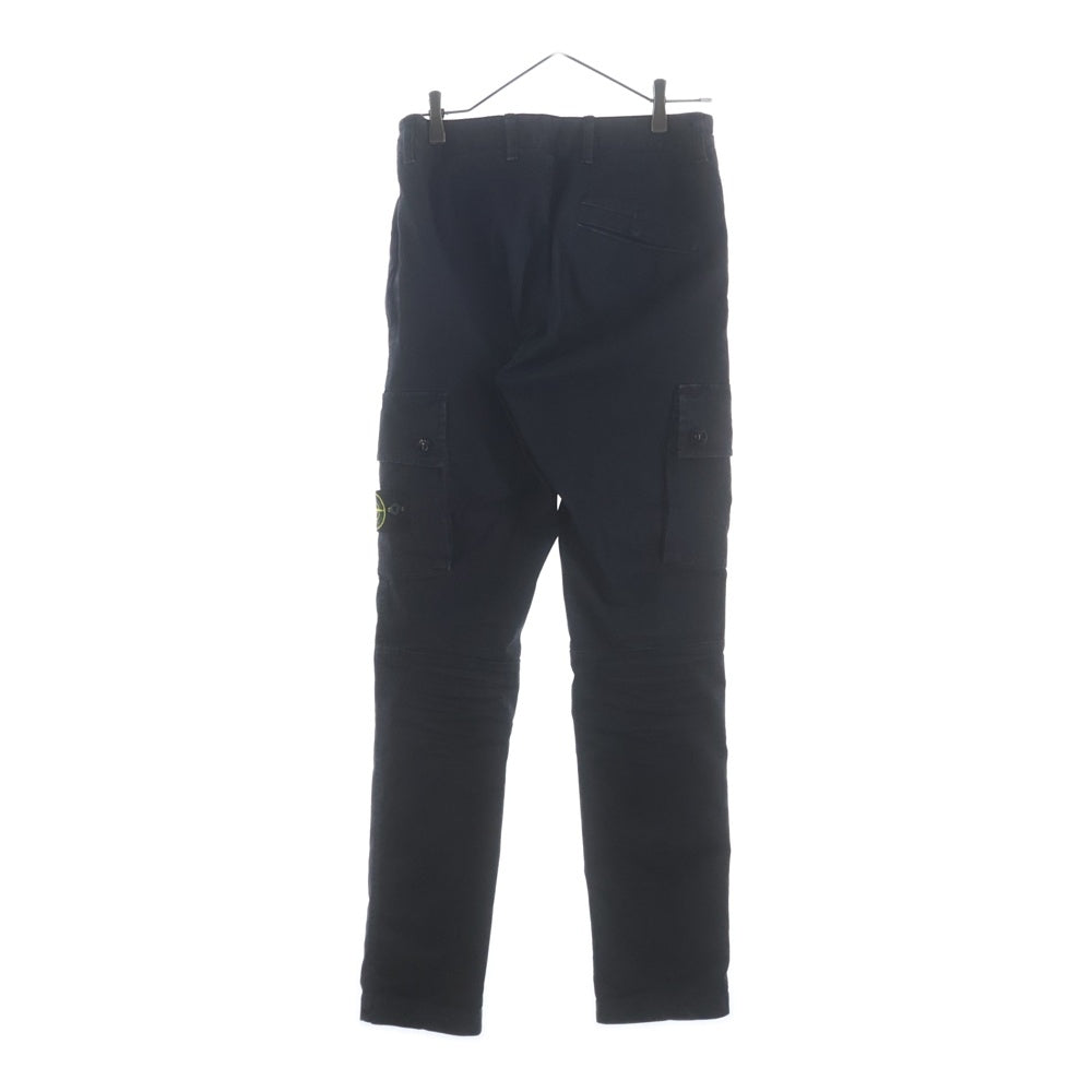 STONE ISLAND(ストーンアイランド) OLD EFFECT 7715303L1 オールドエフェクト サイドポケット カーゴパンツ ブラック