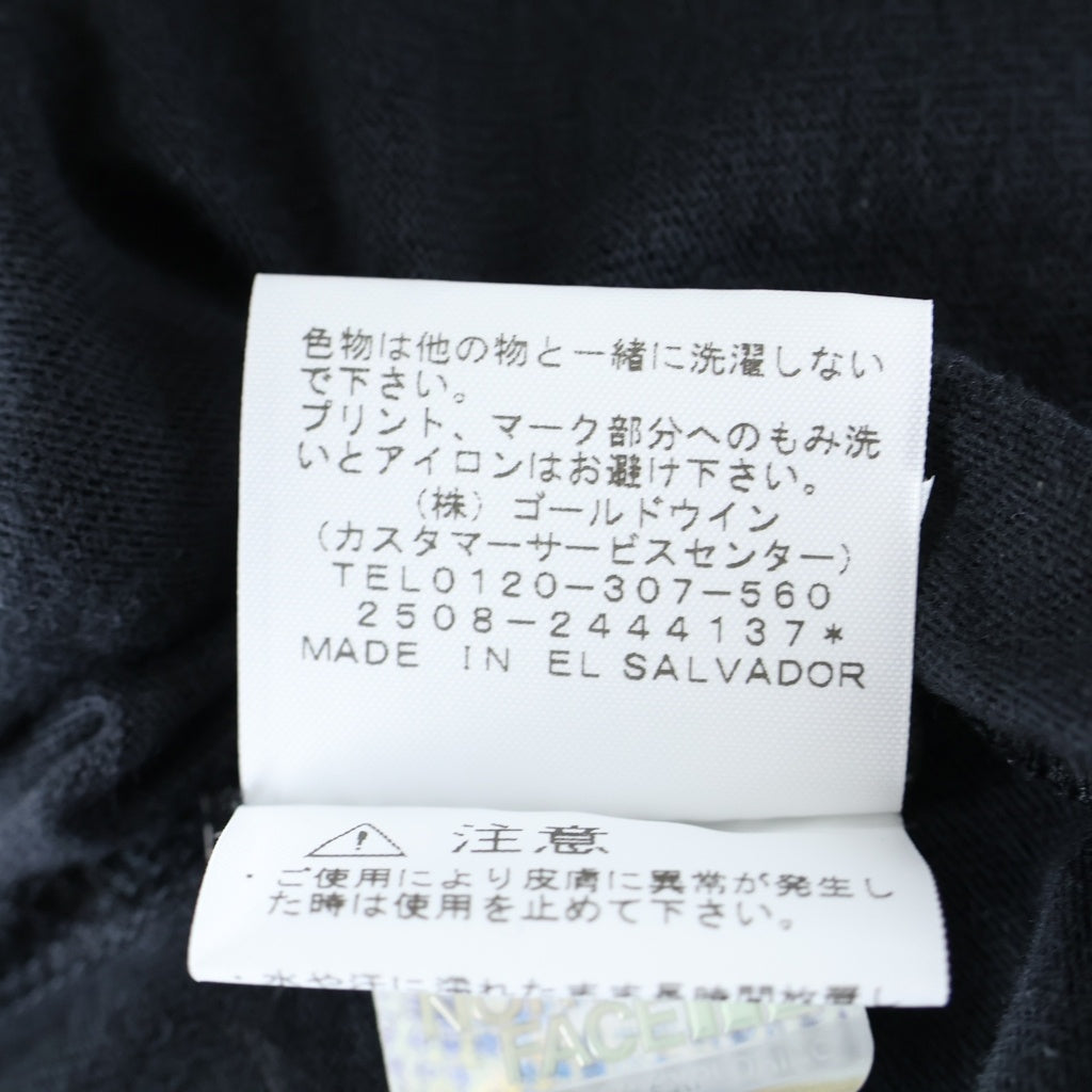 THE NORTH FACE(ザノースフェイス) x COMME des GARCONS CDG Short Sleeve Tee コムデギャルソン 半袖Tシャツ コットン NT02604CD ブラック