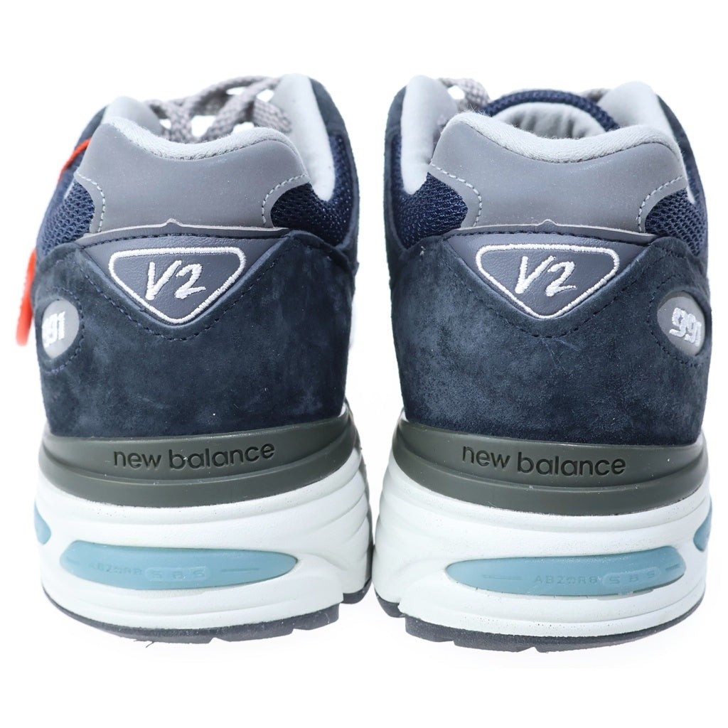 New Balance(ニューバランス) 991V2 U991NV2 スエード ローカットスニーカー US8/26.0cm ネイビー