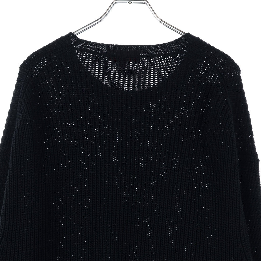 SUPREME(シュプリーム) 21AW Small Box Logo Ribbed Sweater スモールボックスロゴ ニット セーター ブラック