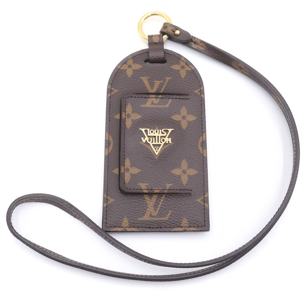 LOUIS VUITTON(ルイヴィトン) SHADES CARD HOLDER MONOGRAM モノグラム ネックストラップ カードケース M68852 ブラウン レディース