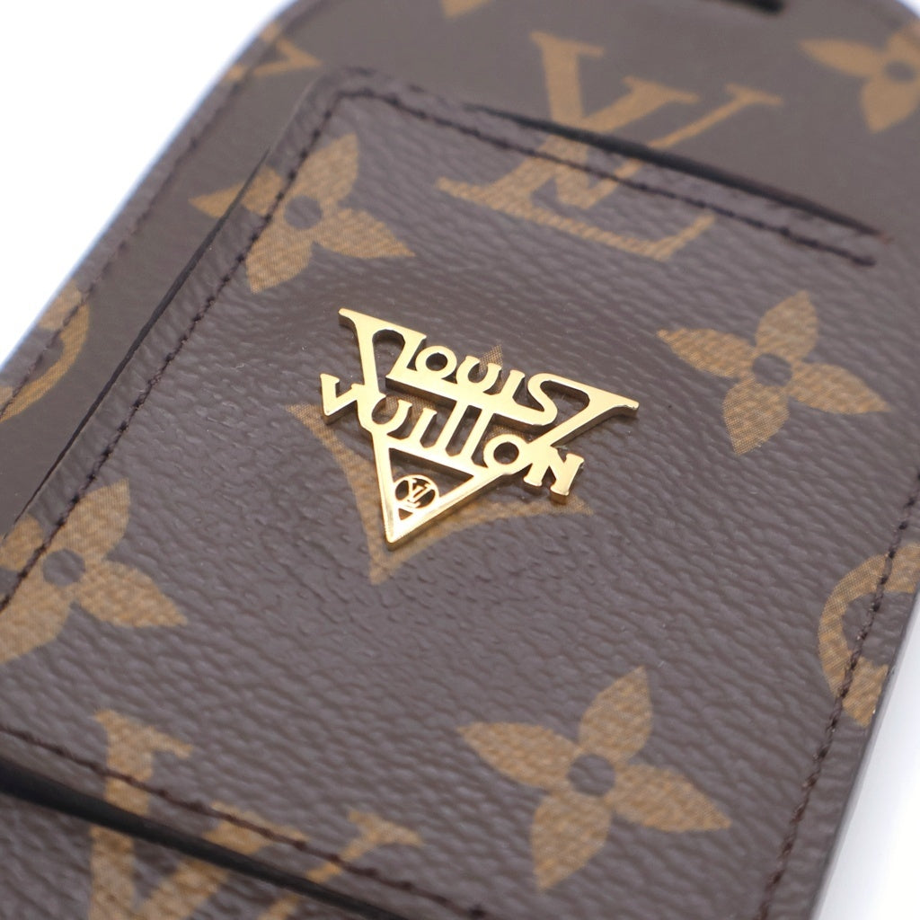 LOUIS VUITTON(ルイヴィトン) SHADES CARD HOLDER MONOGRAM モノグラム ネックストラップ カードケース M68852 ブラウン レディース