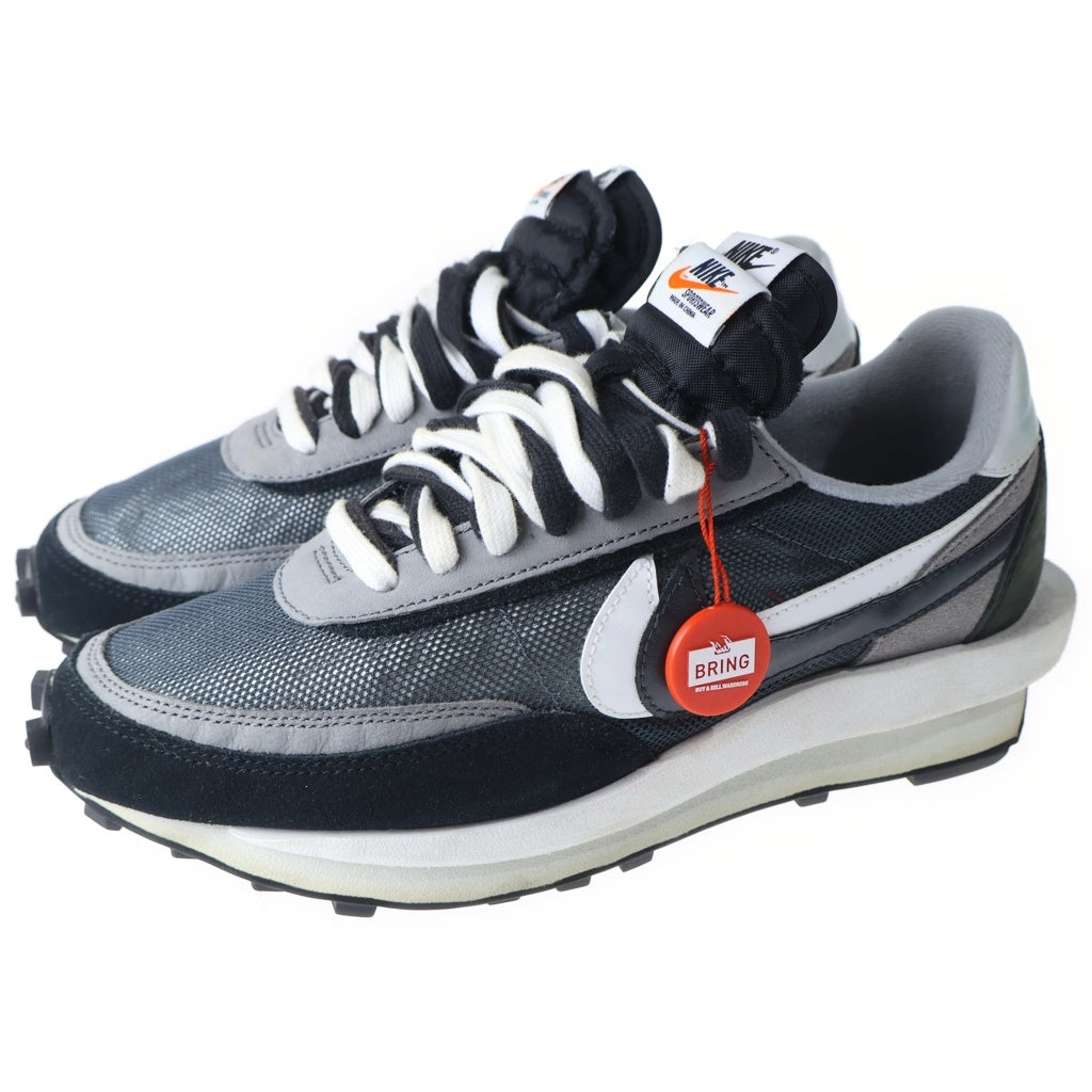 NIKE(ナイキ) ×SACAI LDWAFFLE BV0073-001 サカイ エルディーワッフル ローカットスニーカー US10/28.0cm ブラック/ホワイト