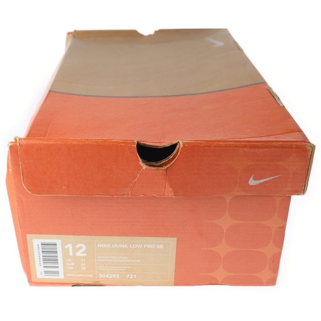 NIKE SB(ナイキエスビー) 【観賞用2002年】DUNK LOW PRO REESE FORBES 304292-731 ダンク プロ リース フォーブース ローカットスニーカー US12/30.0cm ベージュ