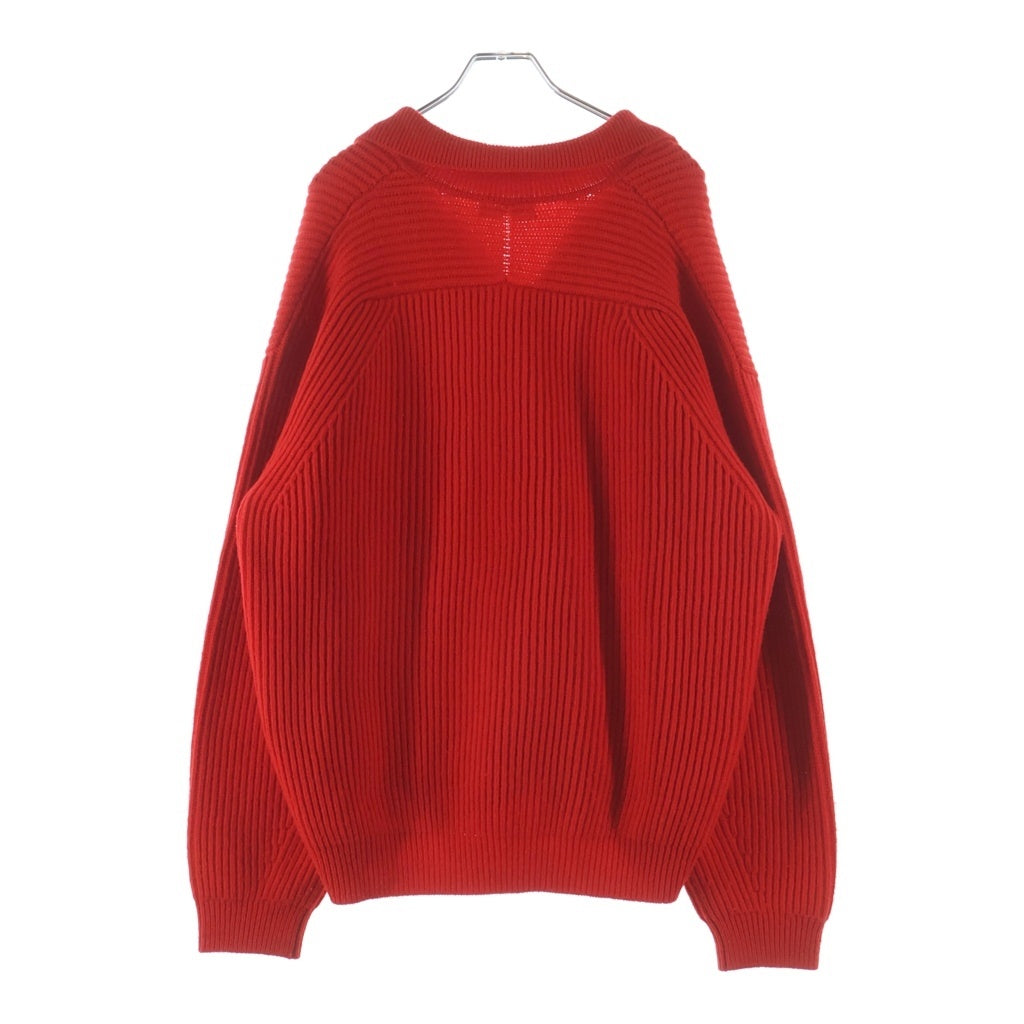 NO BRAND(ノーブランド) OWNESS(オウネス)knit sweater ニット セーター OW25FW-06 レッド