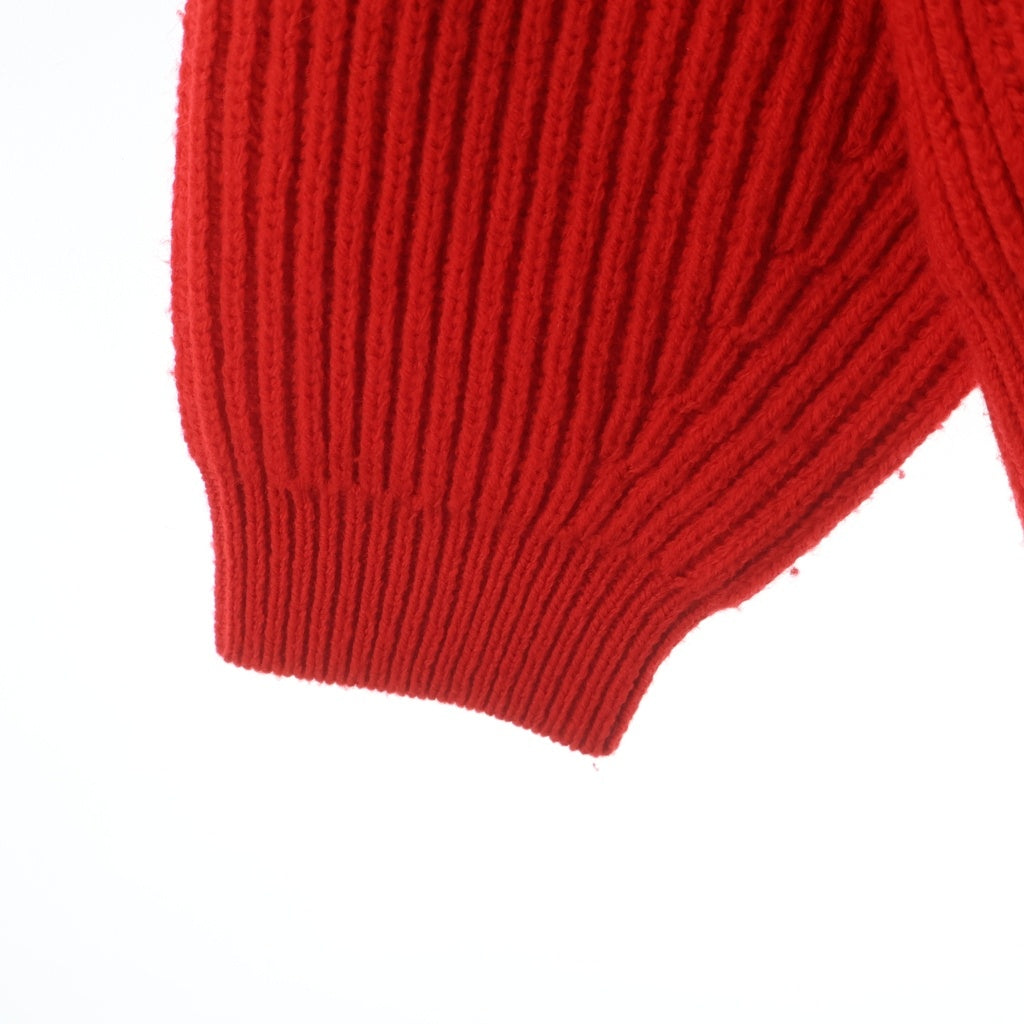 NO BRAND(ノーブランド) OWNESS(オウネス)knit sweater ニット セーター OW25FW-06 レッド