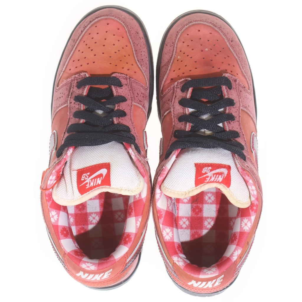 NIKE SB(ナイキエスビー) 【観賞用 2008年製】×CONCEPTS DUNK LOW RED LOBSTER 313170-661 コンセプツ ダンク レッドロブスター ローカットスニーカー US9/27.0cm レッド