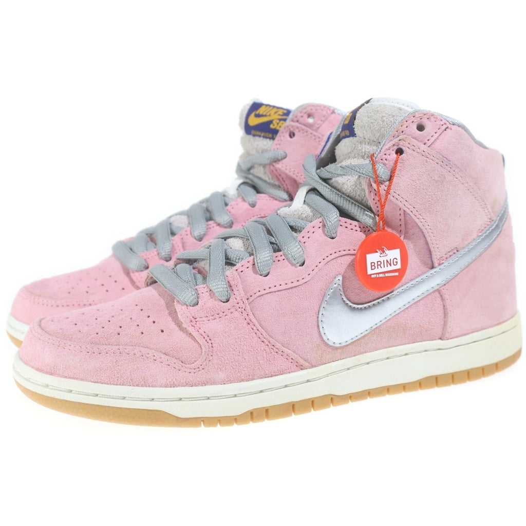 NIKE SB(ナイキエスビー) 【観賞用 2012年製】 DUNK HIGH PRO PRM CONCEPTS 554673‐610 ダンク ハイ コンセプト ハイカットスニーカー US8.5/26.5cm ピンク