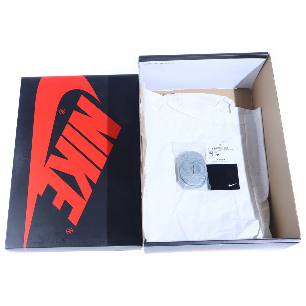 NIKE(ナイキ) ×ALEALI MAY AIR JORDAN 1 RETRO HIGH AJ5991-062 アレイリ・メイ エアジョーダン1 レトロ ハイカットスニーカー ブラック/グレー US8.5/26.5cm