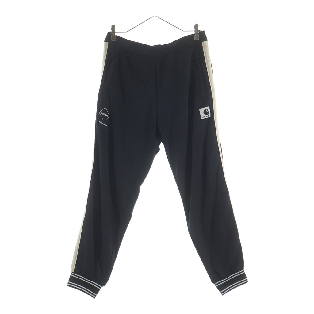 F.C.R.B./F.C.Real Bristol/FCRB(エフシーアールビー/エフシーレアルブリストル) ×CARHARTT WIP TRACK PANTS FCRB-260126 サイドライン トラックパンツ ブラック