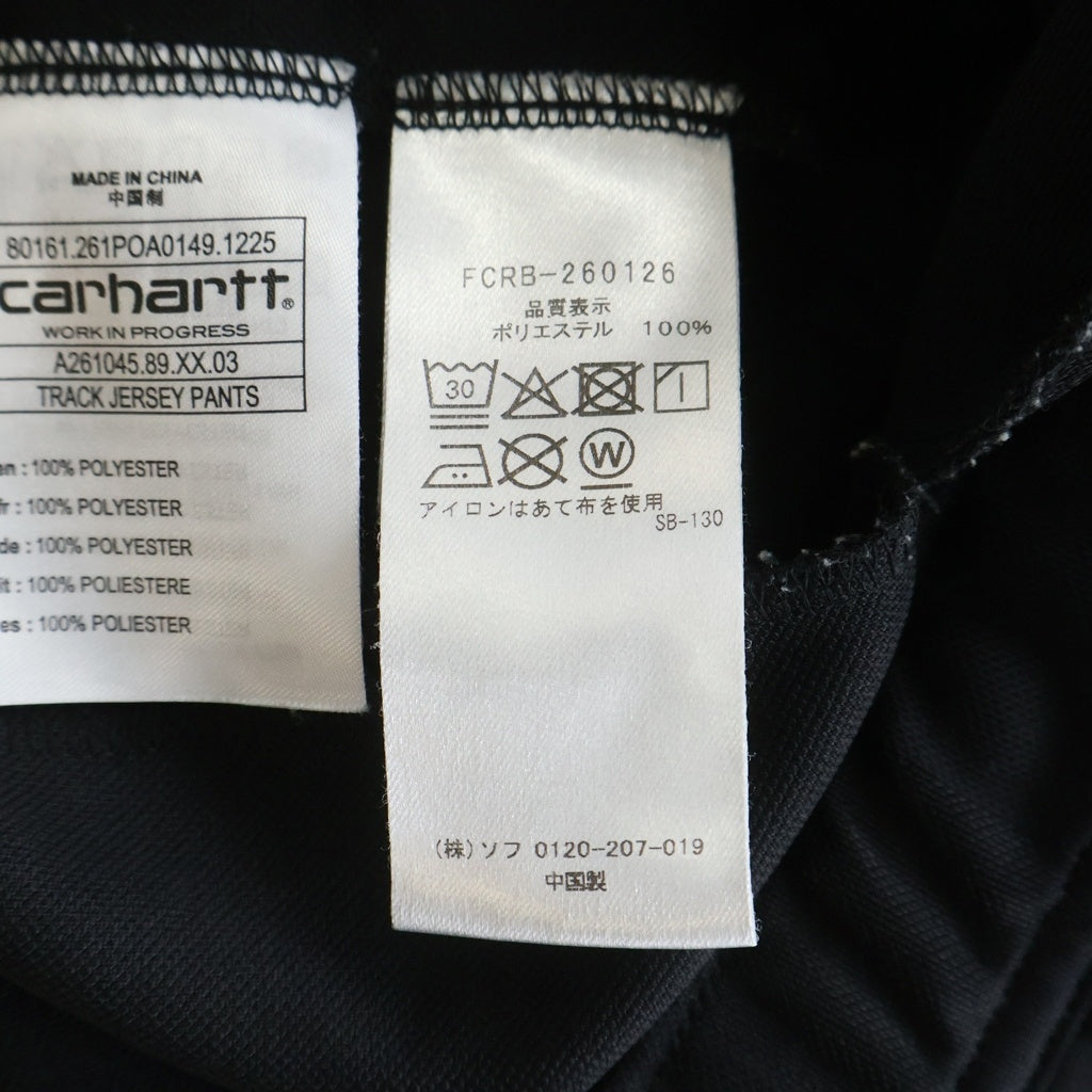 F.C.R.B./F.C.Real Bristol/FCRB(エフシーアールビー/エフシーレアルブリストル) ×CARHARTT WIP TRACK PANTS FCRB-260126 サイドライン トラックパンツ ブラック