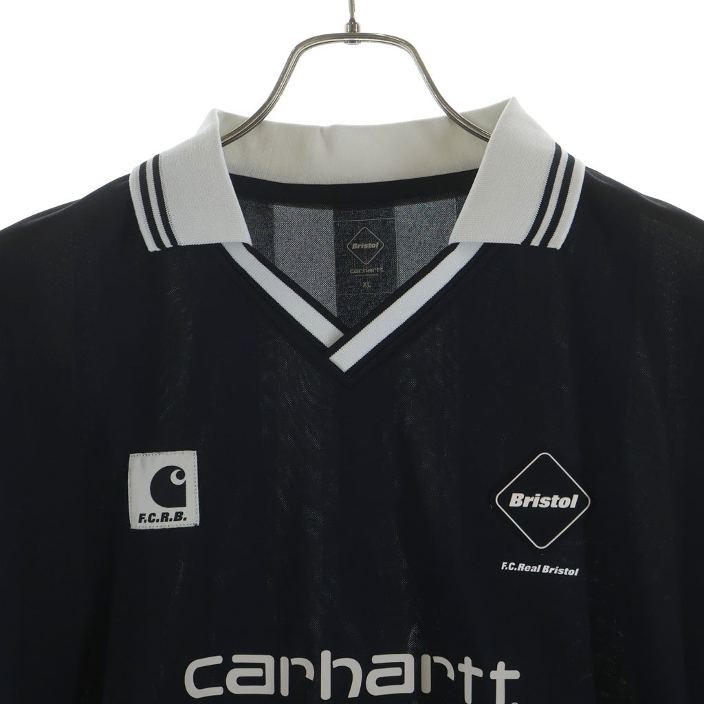 F.C.R.B./F.C.Real Bristol/FCRB(エフシーアールビー/エフシーレアルブリストル) ×CARHARTT WIP GAME SHIRT FCRB-260124 ゲームシャツ ブラック