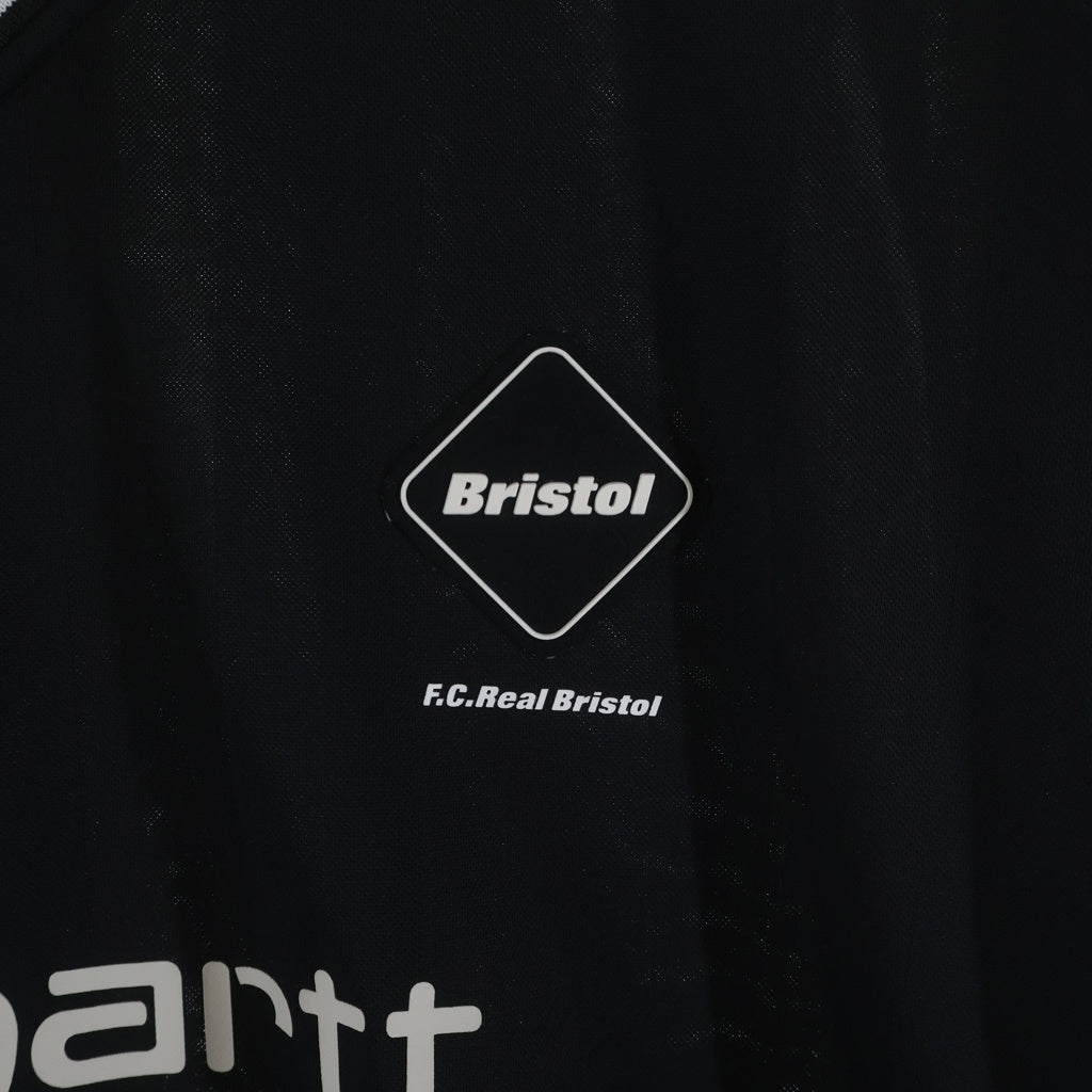 F.C.R.B./F.C.Real Bristol/FCRB(エフシーアールビー/エフシーレアルブリストル) ×CARHARTT WIP GAME SHIRT FCRB-260124 ゲームシャツ ブラック