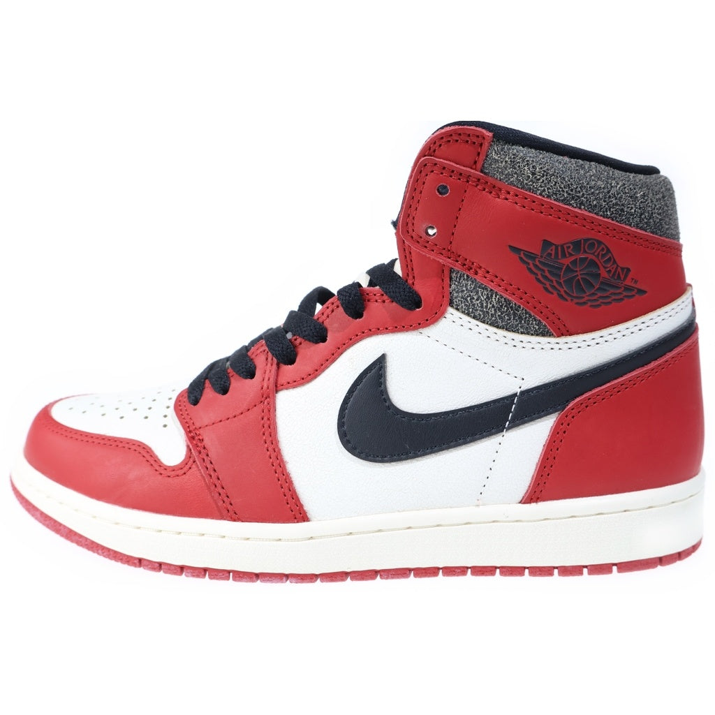 NIKE(ナイキ) AIR JORDAN 1 HIGH OG DZ5485-612 エアジョーダン1 ロスト&ファウンド シカゴ ハイカットスニーカー US9/27.0cm ホワイト/レッド
