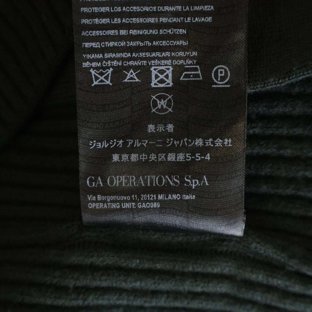 GIORGIO ARMANI(ジョルジオアルマーニ) ジップアップパーカー ニット 3RSG03 SM11Z グリーン